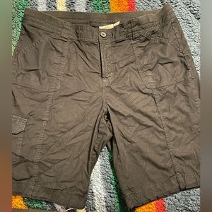 Black St John’s Bay cargo shorts